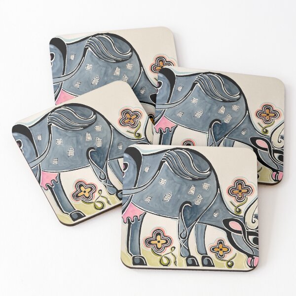 Item preview, Cow with Butterfly 4 By Walter Anderson designed and sold by KaijuNoKaiju.