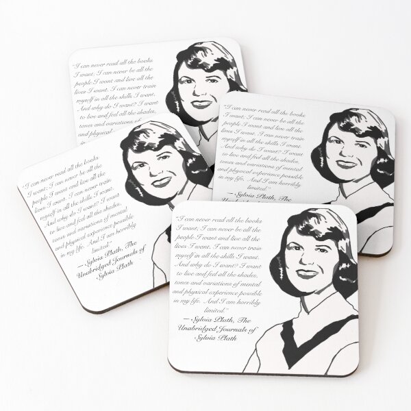 Item preview, Sylvia Plath quote designed and sold by karmilka.