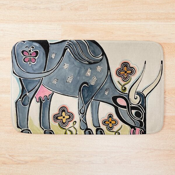 Item preview, Cow with Butterfly 4 By Walter Anderson designed and sold by KaijuNoKaiju.