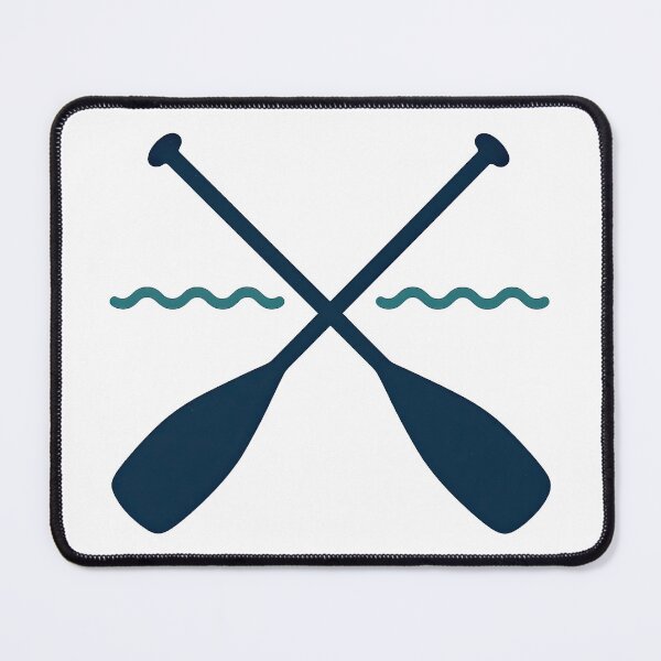 Item preview, Minimalist Paddles and Waves Icon designed and sold by ArtfulWeave.