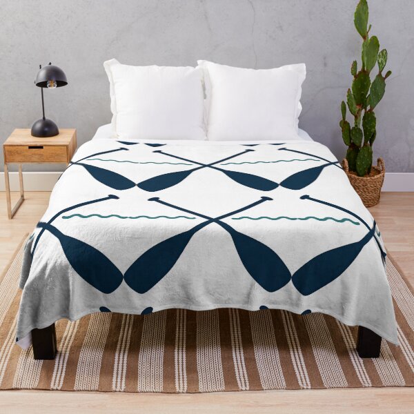 Item preview, Minimalist Paddles and Waves Icon designed and sold by ArtfulWeave.