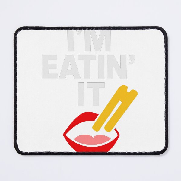 Item preview, I'm Eatin' It – Funny fry parody with bold lips and attitude designed and sold by Kaabechoise01.