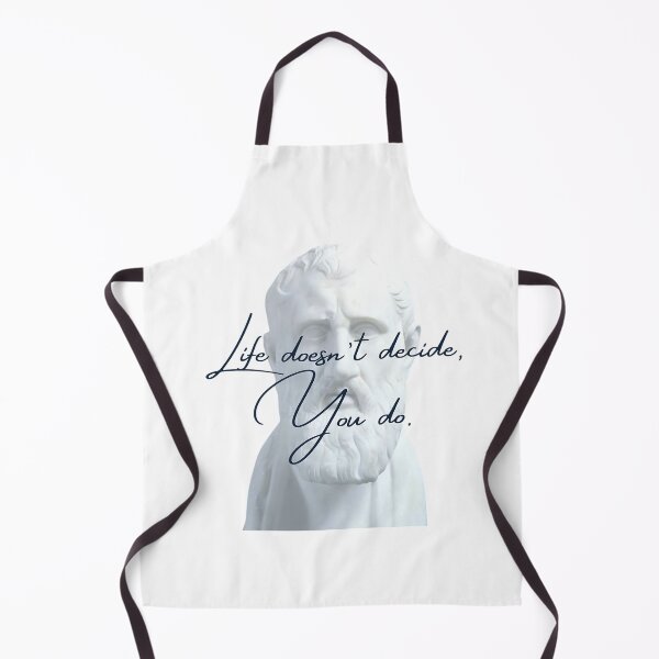 Item preview, Life doesn't decide, You do by Stoic Philosopher Zeno of Citium designed and sold by LexaArtworks.