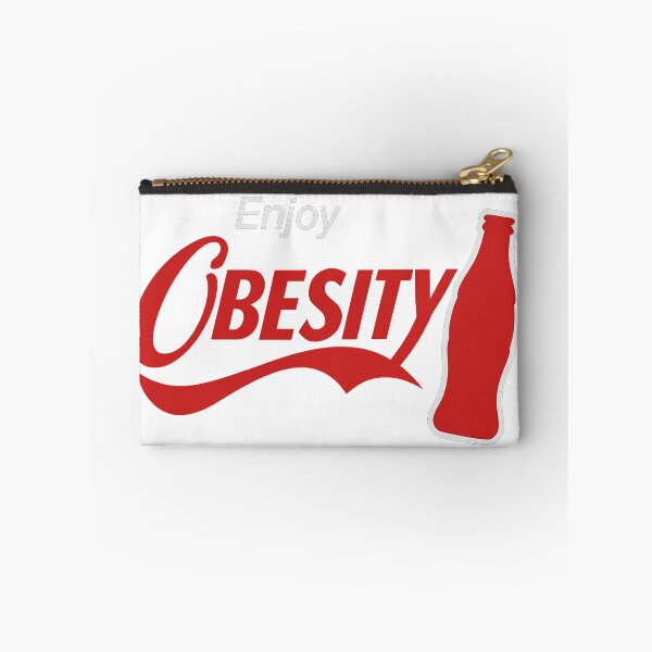 Item preview, Enjoy Obesity – Bold parody about soda addiction and overconsumption designed and sold by Kaabechoise01.