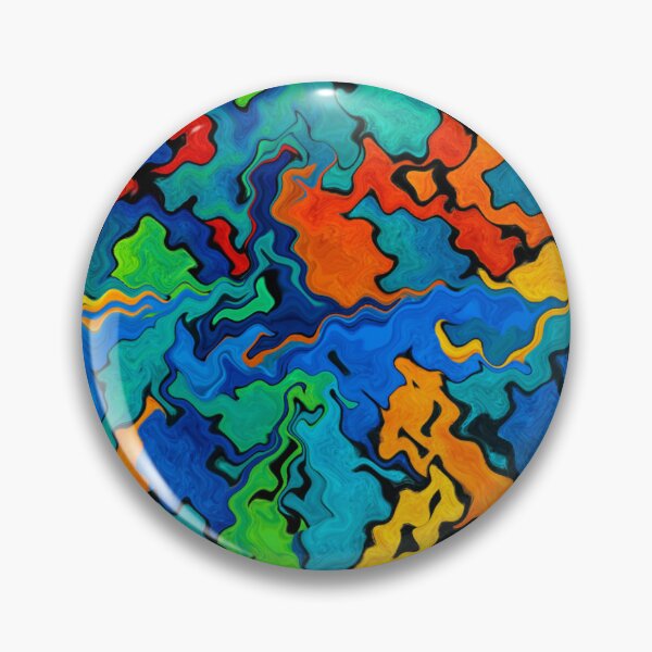 Item preview, Color explosion of wavy shapes designed and sold by Sigtrix.