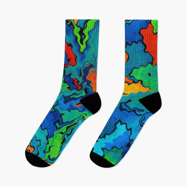 Item preview, Color explosion of wavy shapes designed and sold by Sigtrix.