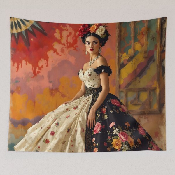 Item preview, Xochiquetzal – Aztec Goddess of Beauty, Love, and Creativity designed and sold by SoniaSarkali.