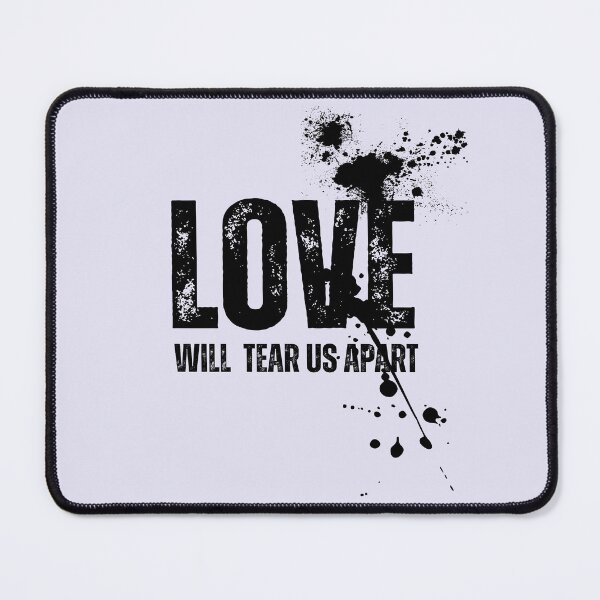 Item preview, Love Will Tear Us Apart - Joy Division inspired lyric tee designed and sold by UBU-space.