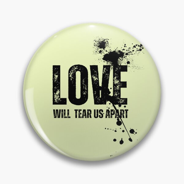 Item preview, Love Will Tear Us Apart - Joy Division inspired lyric tee designed and sold by UBU-space.