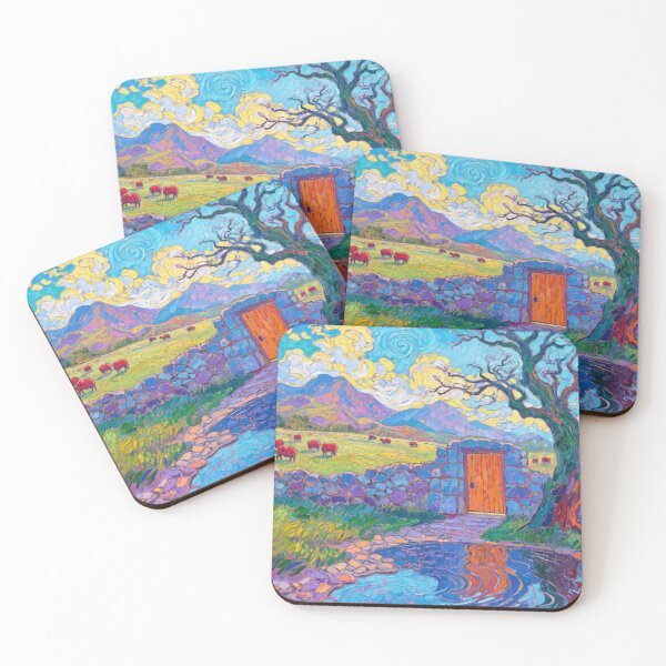 Item preview, Bellever Tor(watercolour + AI) designed and sold by artsmeow.