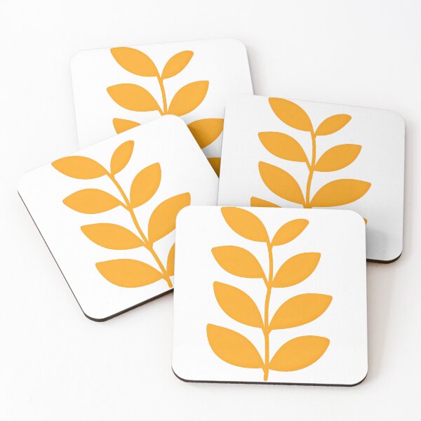 Item preview, Bright Yellow Leafy Branch Illustration designed and sold by ArtfulWeave.
