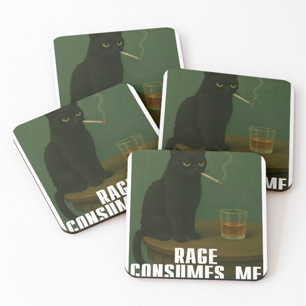 Item preview, Funny Moody Black Cat designed and sold by AShanDome.
