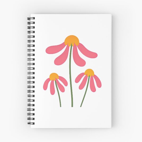 Item preview, Pink Coneflower Trio Illustration designed and sold by ArtfulWeave.