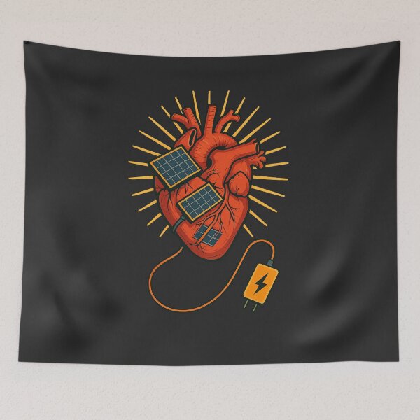 Item preview, Heart Powered by Solar Energy designed and sold by MugLifeCo.