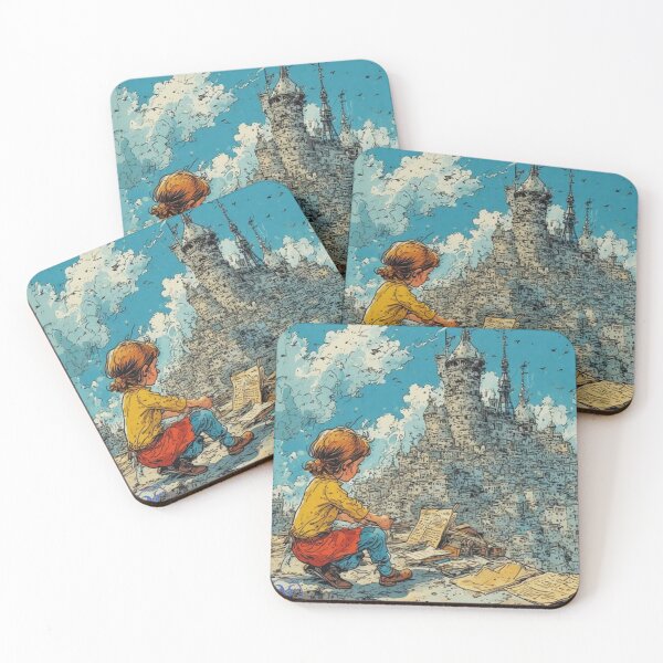 Item preview, "Little Architect — Dreaming of Castles and Adventures" designed and sold by NegarTv Designs.