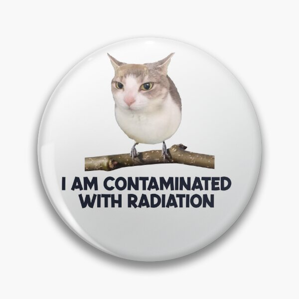Item preview, I Am Contaminated Funny Cat designed and sold by AShanDome.