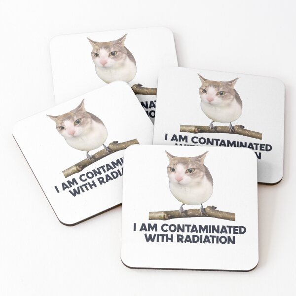 Item preview, I Am Contaminated Funny Cat designed and sold by AShanDome.
