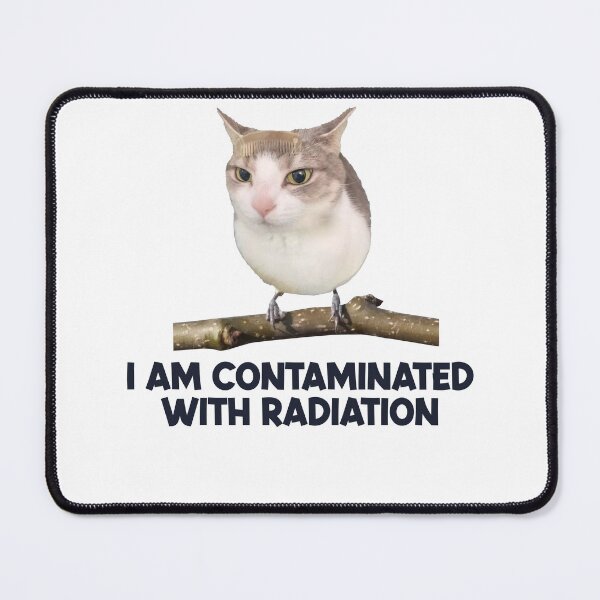 Item preview, I Am Contaminated Funny Cat designed and sold by AShanDome.