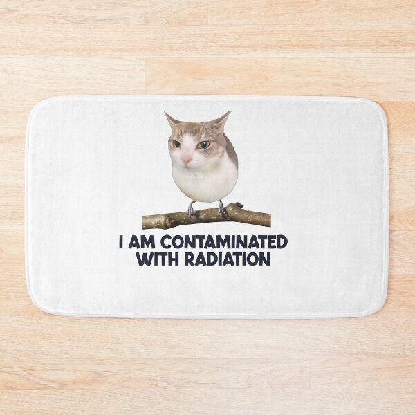 Item preview, I Am Contaminated Funny Cat designed and sold by AShanDome.