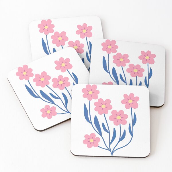 Item preview, Pink and Blue Spring Flower Bunch designed and sold by ArtfulWeave.