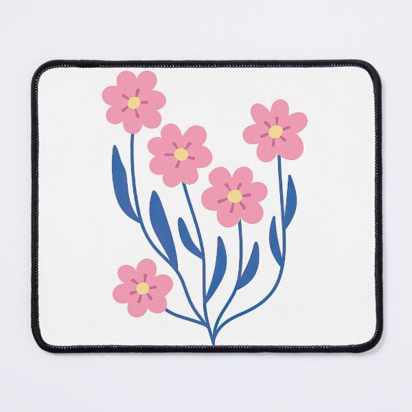 Item preview, Pink and Blue Spring Flower Bunch designed and sold by ArtfulWeave.