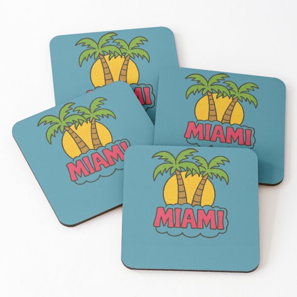 Item preview, Miami Palm Trees Retro Sunset Vibe designed and sold by FrictionMaxxing.