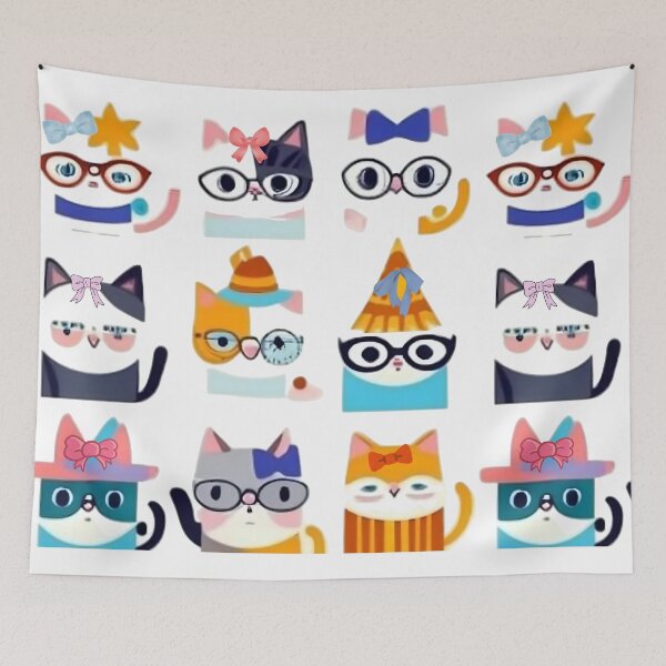 Item preview, Cats Gone Quirky Feline Fun Adorably Odd Cat Characters designed and sold by AlienTechs.