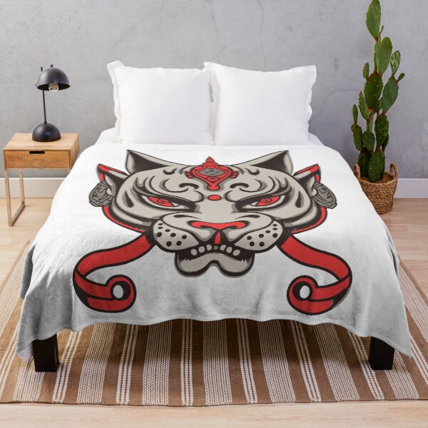 Item preview, Angry Cat Tattoo Design with Sword and Flames – Vintage Ink Art designed and sold by Noha Applied- Arts.