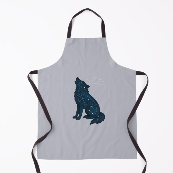 Item preview, "Celestial Howling Wolf: Cosmic Night Sky Constellation" designed and sold by MugLifeCo.