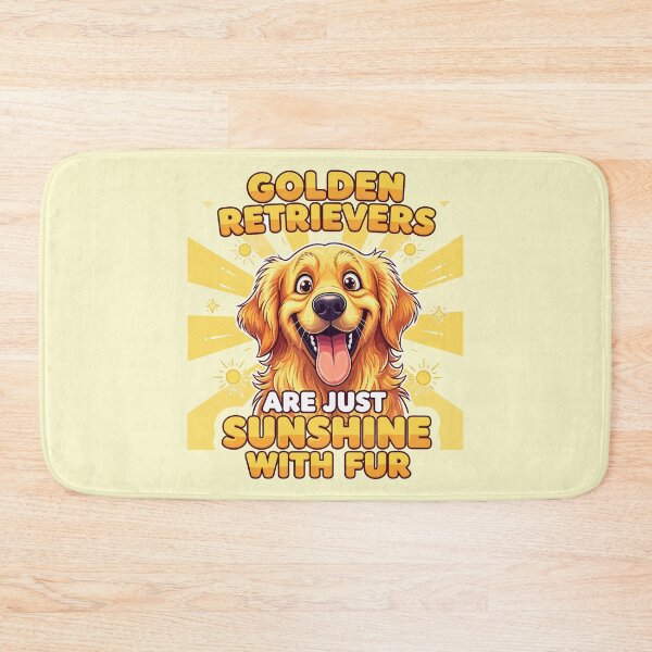 Item preview, Golden retrievers are just sunshine with fur designed and sold by Amir Faysal.