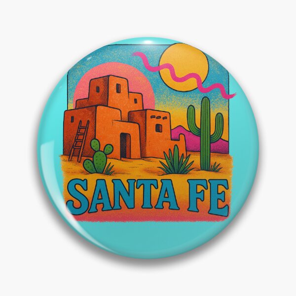 Item preview, Santa Fe Cactus Sun Adobe Desert Vibes designed and sold by FrictionMaxxing.