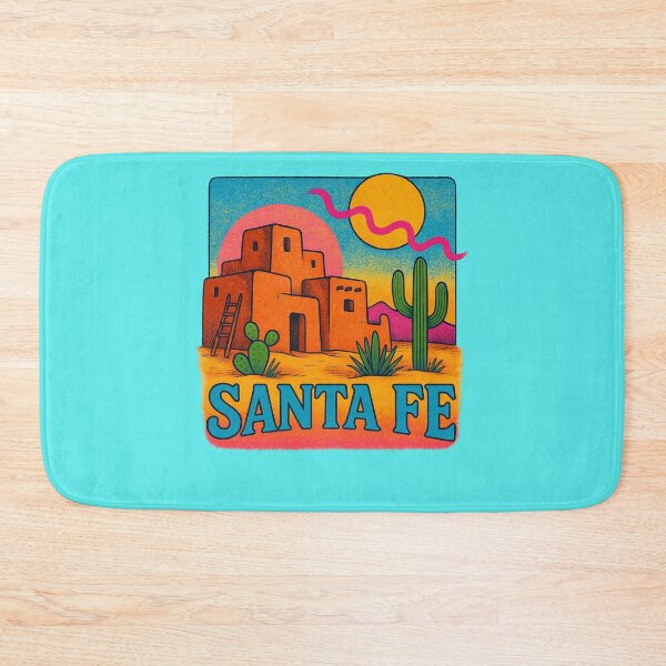 Item preview, Santa Fe Cactus Sun Adobe Desert Vibes designed and sold by FrictionMaxxing.