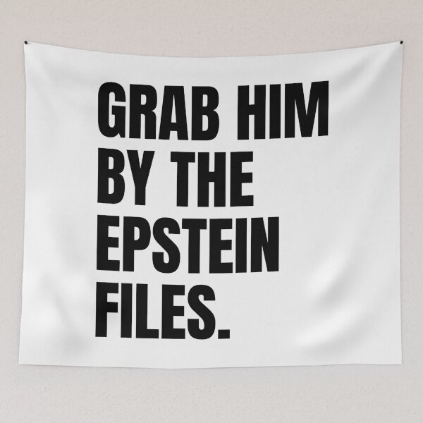 Item preview, GRAB HIM BY THE EPSTEIN FILES - black designed and sold by Thelittlelord.