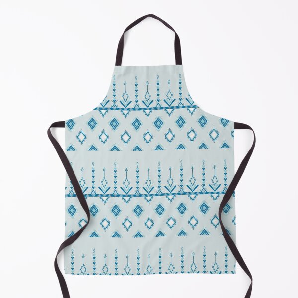 Item preview, Ice Blue Tribal Geometric Print – Boho Ethnic Vibes designed and sold by kandaxkaewkan.