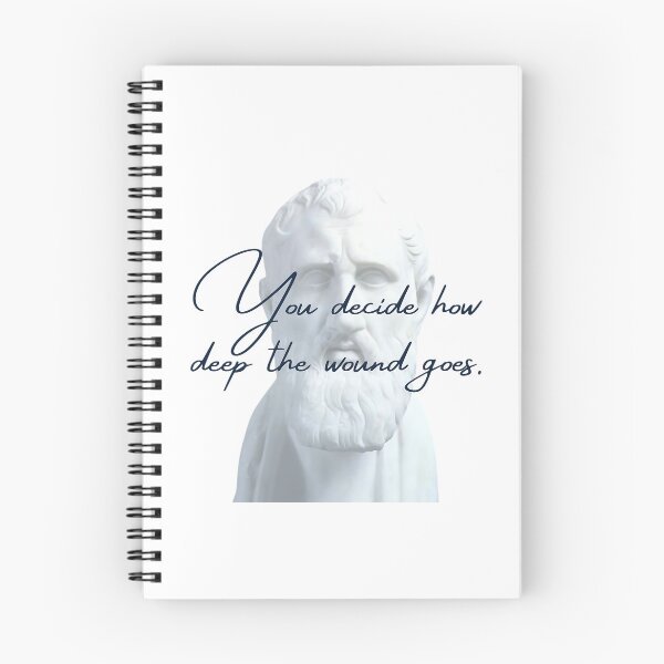 Item preview, You decide how deep the wound goes by Stoic Philosopher Zeno of Citium  designed and sold by LexaArtworks.