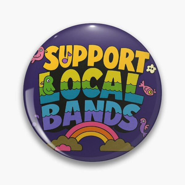 Item preview, Support Local Bands Indie Music Scene Pride designed and sold by FrictionMaxxing.