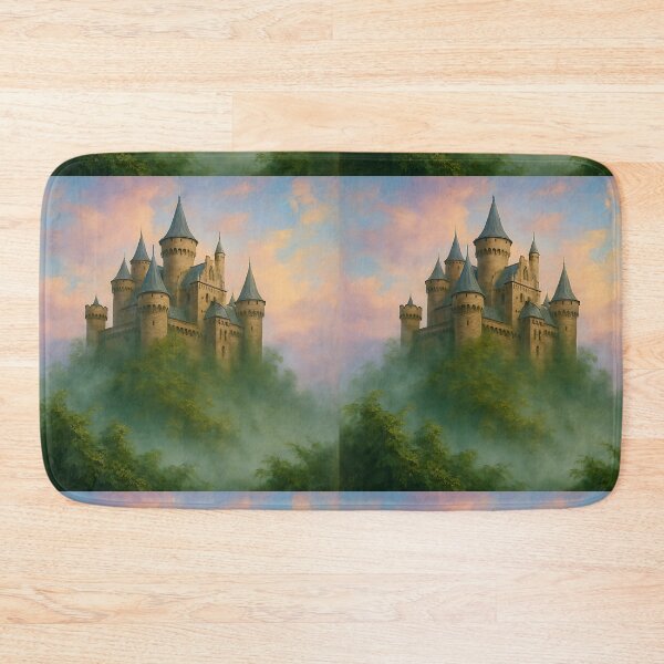 Item preview, Mystic Castle Dreamscape – Enchanted Foggy Hill Fantasy designed and sold by Psycho-Crazy.