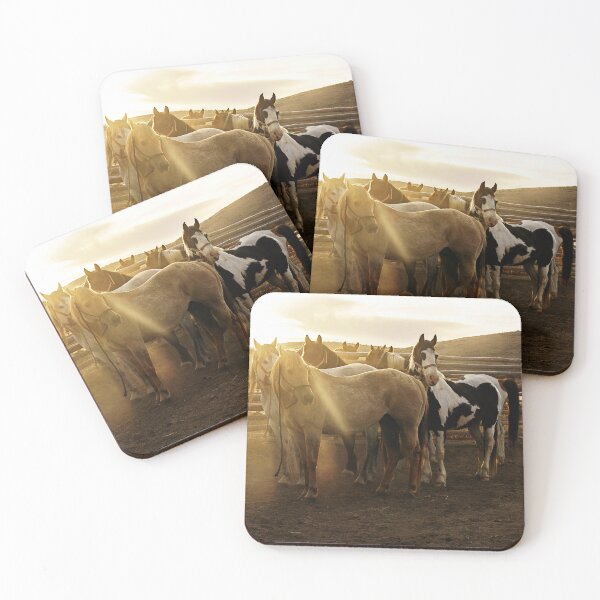 Item preview, Horses in the Round Pen designed and sold by ImagesbyCharyn.
