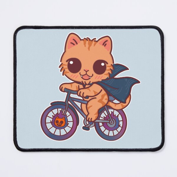 Item preview, Spooky Magic Cat Ride – Wizard Tabby on Firewheel Bike designed and sold by BGMeYou.
