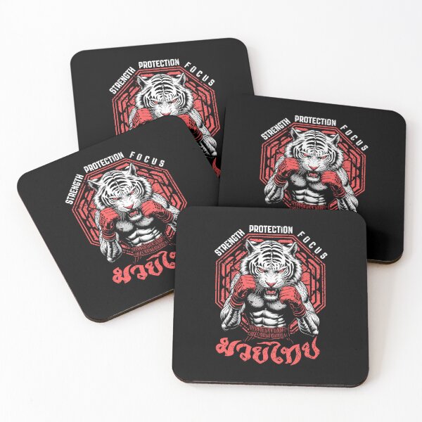 Item preview, Tiger Muay Thai Boxing MMA Fighter Strength Vintage designed and sold by GrandeDuc.