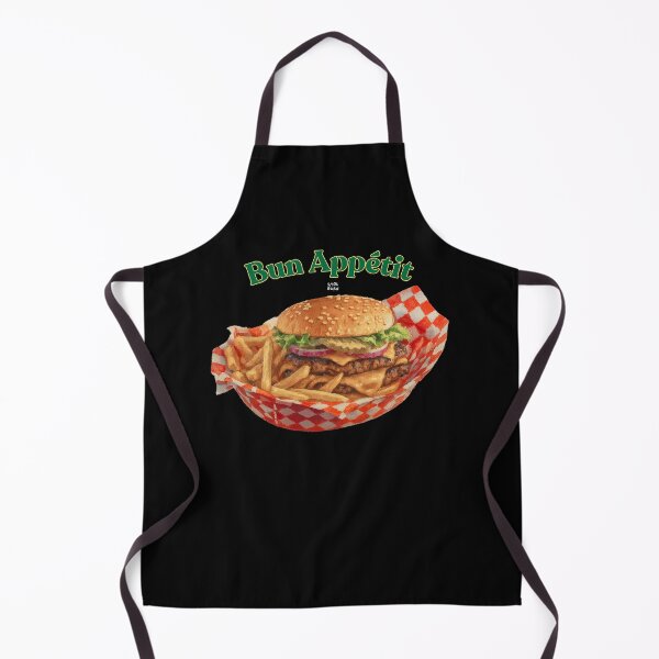 Item preview, Bun Appétit – Funny Food Pun Painting for Burger Lovers & Foodies designed and sold by smolburndesign.