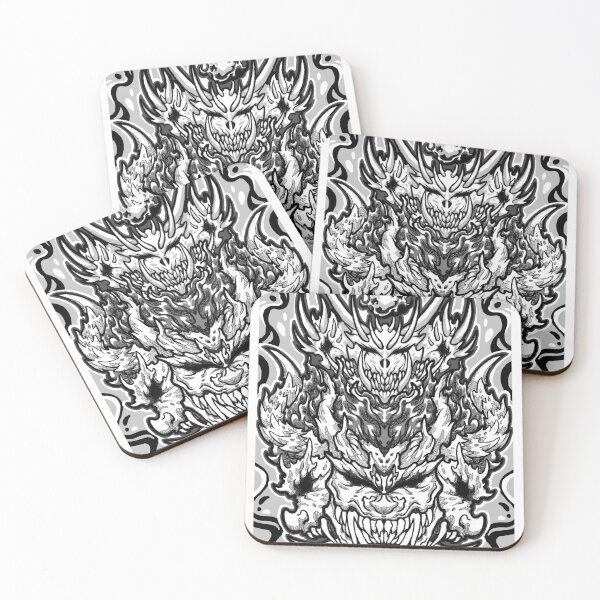 Item preview, Infernal Oni Flame – Demon Skull Illustration designed and sold by 7kTP.
