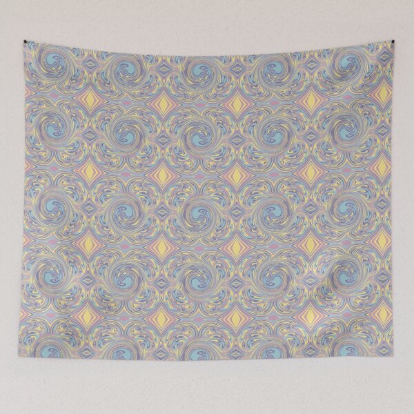 Item preview, Pastel Swirl Fluid Art Pattern - Soothing Abstract Design designed and sold by kandaxkaewkan.