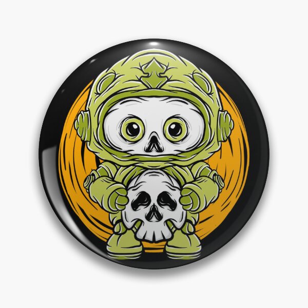 Item preview, green skull doll designed and sold by balersapo.