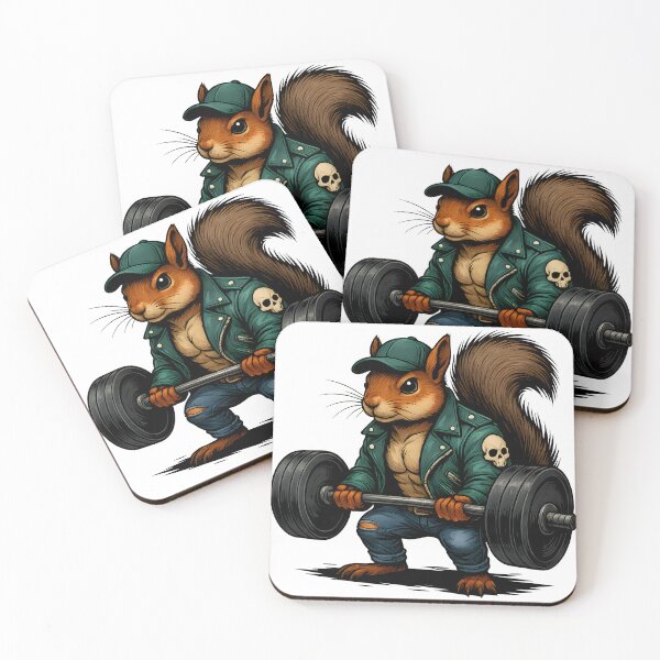 Item preview, Bodybuilder Squirrel designed and sold by FreddyE.