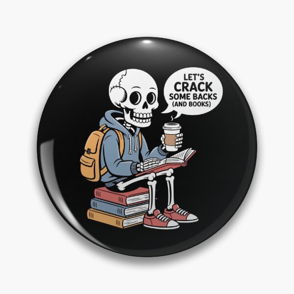 Item preview, Back to College – Time to Crack Funny Skeleton Osteopathy designed and sold by osteopath shop.