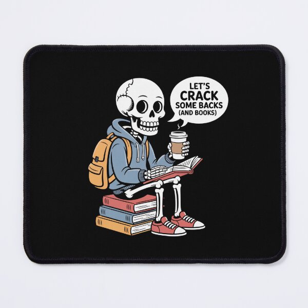 Item preview, Back to College – Time to Crack Funny Skeleton Osteopathy designed and sold by osteopath shop.