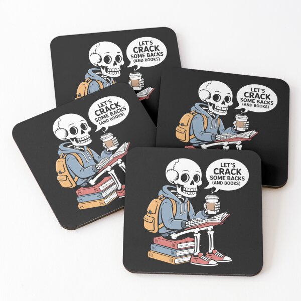 Item preview, Back to College – Time to Crack Funny Skeleton Osteopathy designed and sold by osteopath shop.