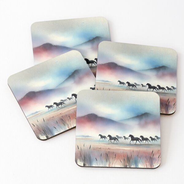 Item preview, Horses Running designed and sold by Visual Nomad Club.
