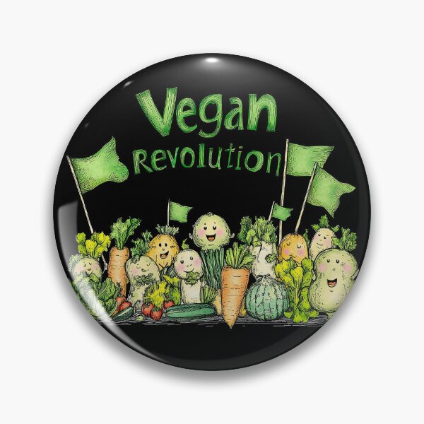 Item preview, Vegan Revolution (Black Version) designed and sold by Inrevel.